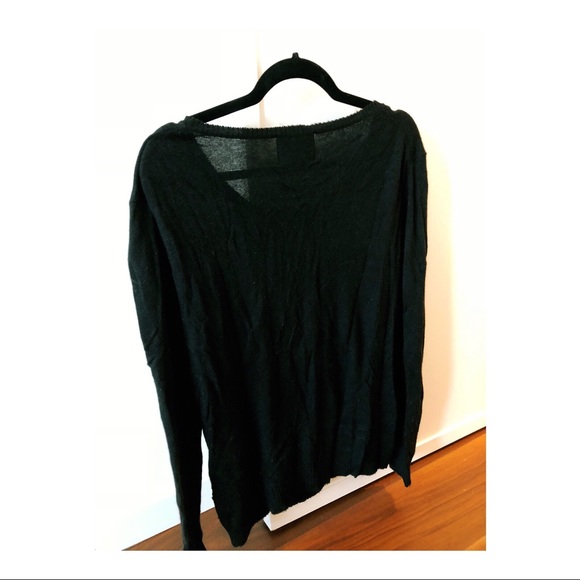 Wildfox white label black sequin sweater-size S - Picture 2 of 4